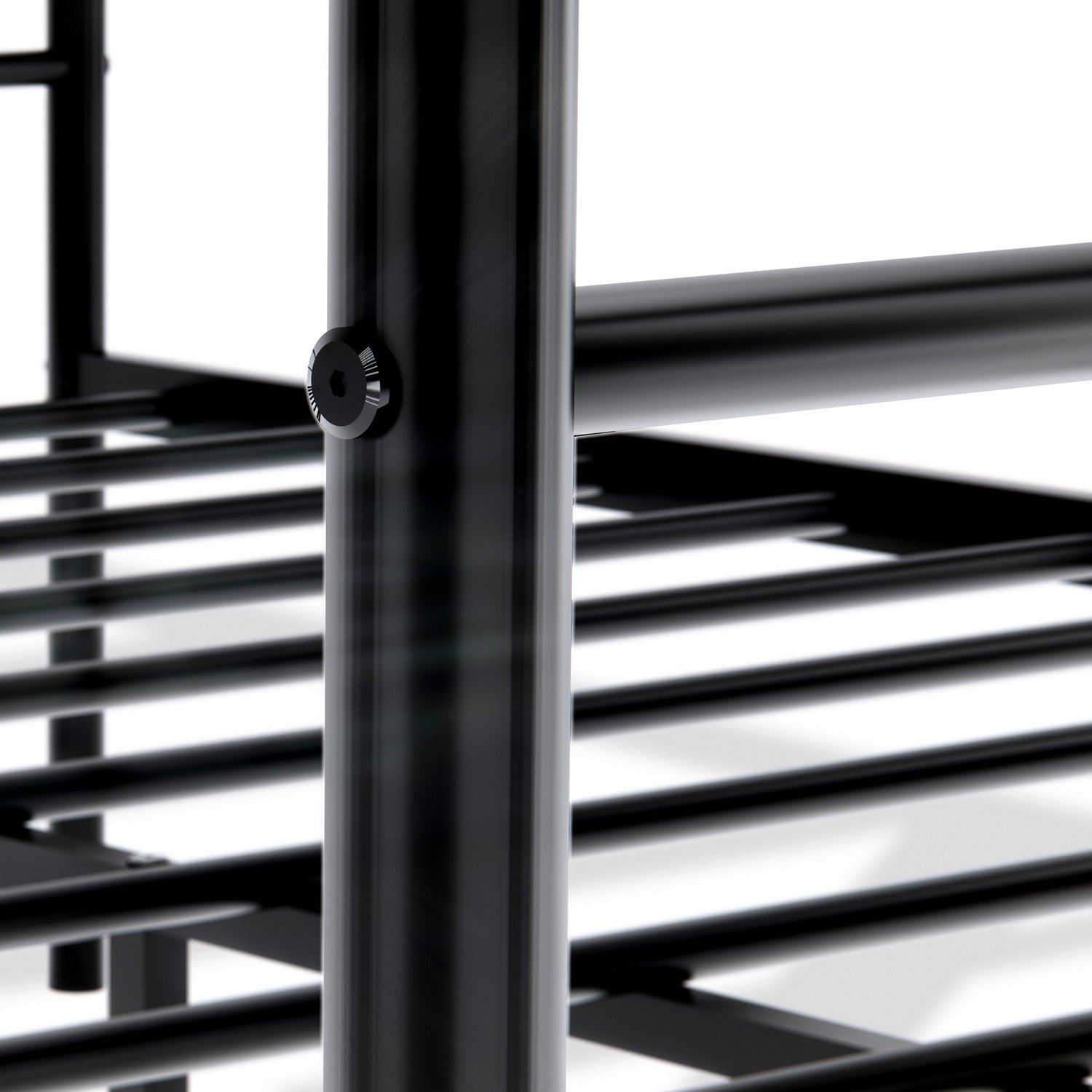 Anniston Queen Canopy Bed Frame - Black