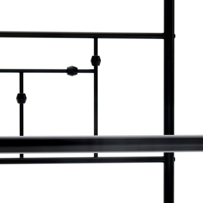 Anniston Queen Canopy Bed Frame - Black