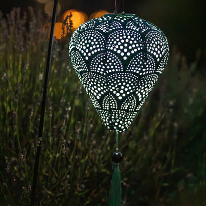 Soji Stella - Tassel Balloon - 10" Solar Lantern