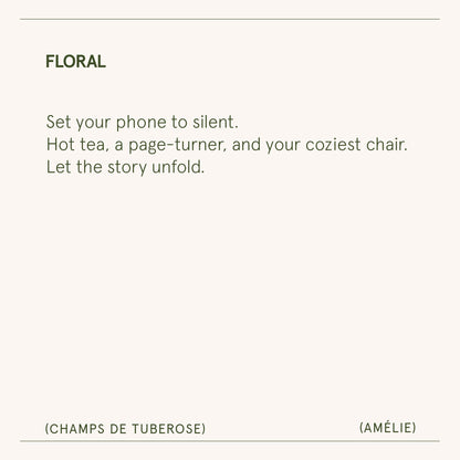 Amélie –  Champs de Tuberose Candle