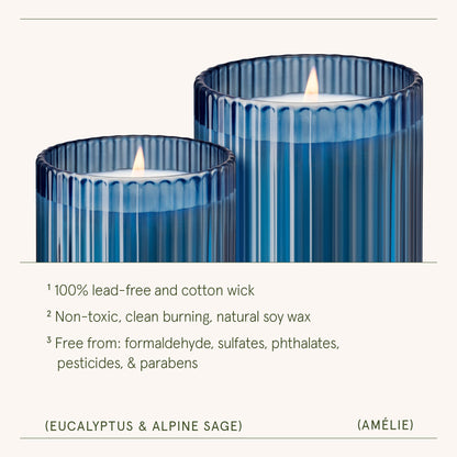 Amélie –  Eucalyptus &amp; Alpine Sage Candle