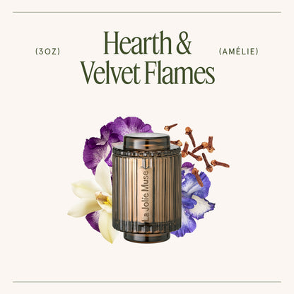 Amélie – Hearth &amp; Velvet Flames 3oz Candle