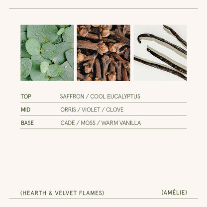 Amélie – Hearth &amp; Velvet Flames 3oz Candle