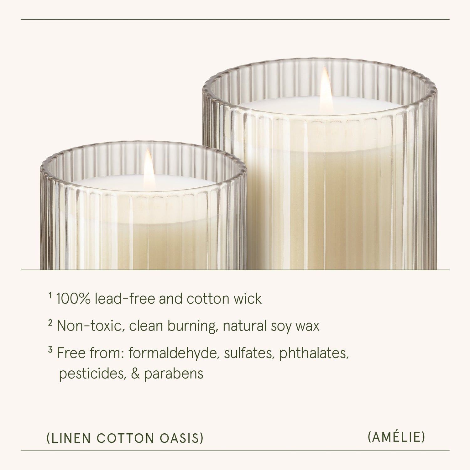 Amélie –  Linen Cotton Oasis Candle