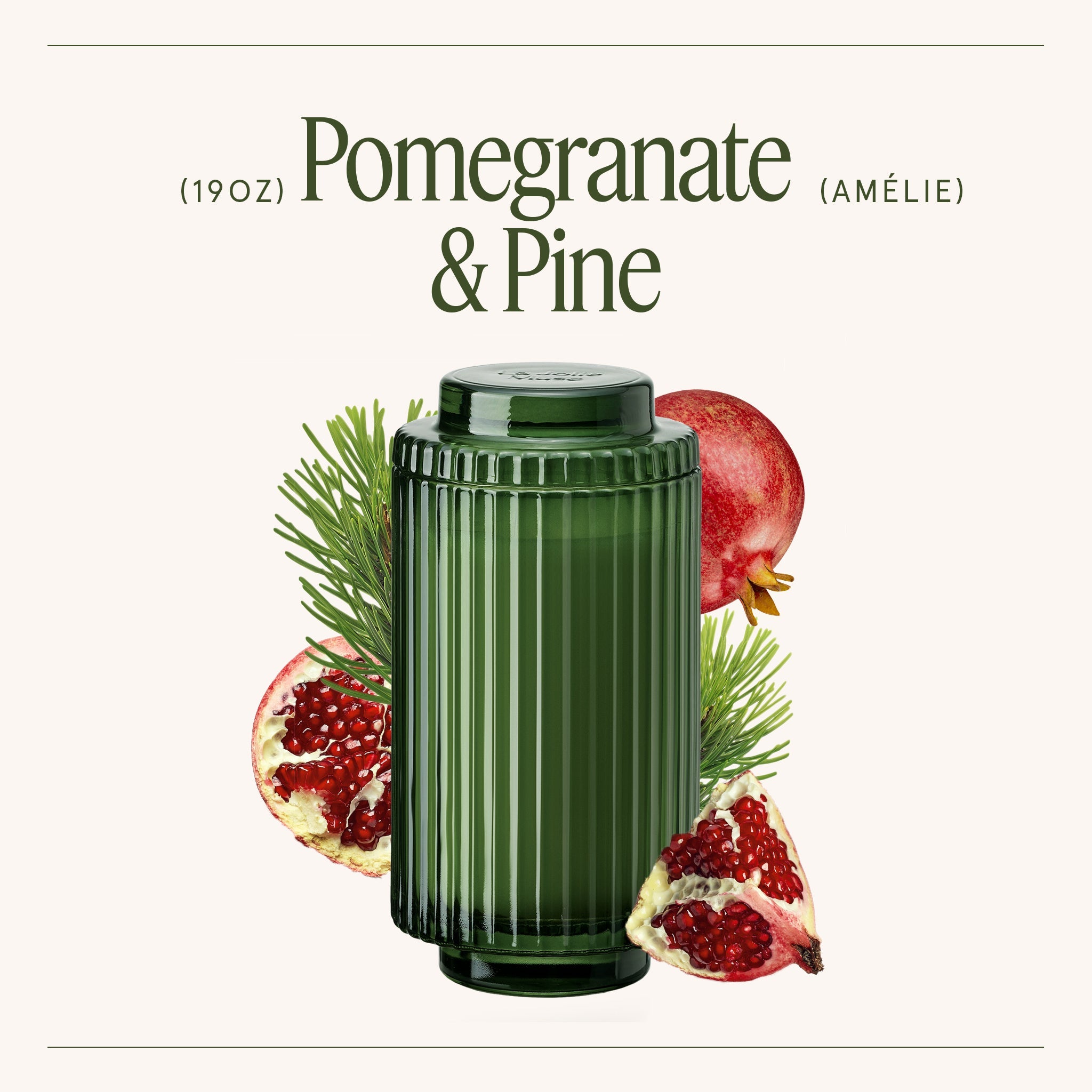 Amélie – Pomegranate &amp; Pine Candle