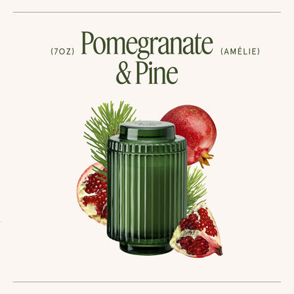 Amélie – Pomegranate &amp; Pine Candle