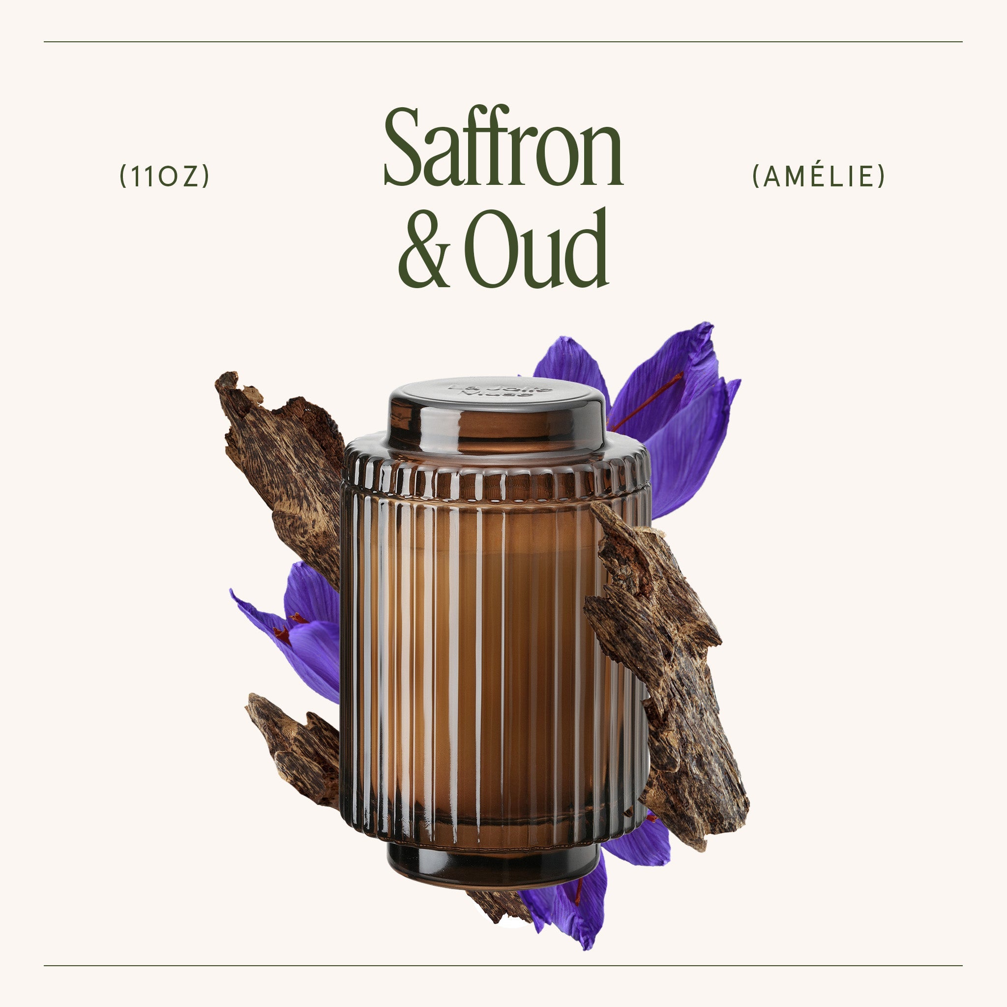 Amélie – Saffron &amp; Oud Candle
