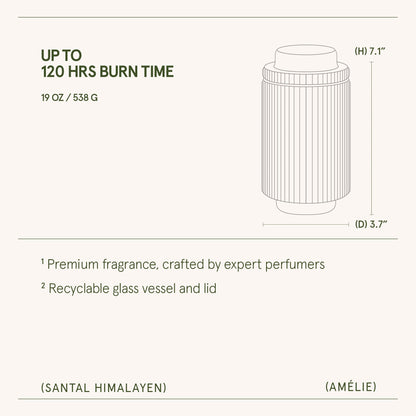Amélie –  Santal Himalayen Candle