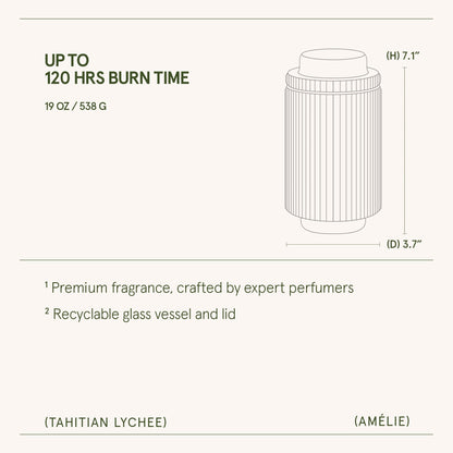 Amélie – Tahitian Lychee Candle