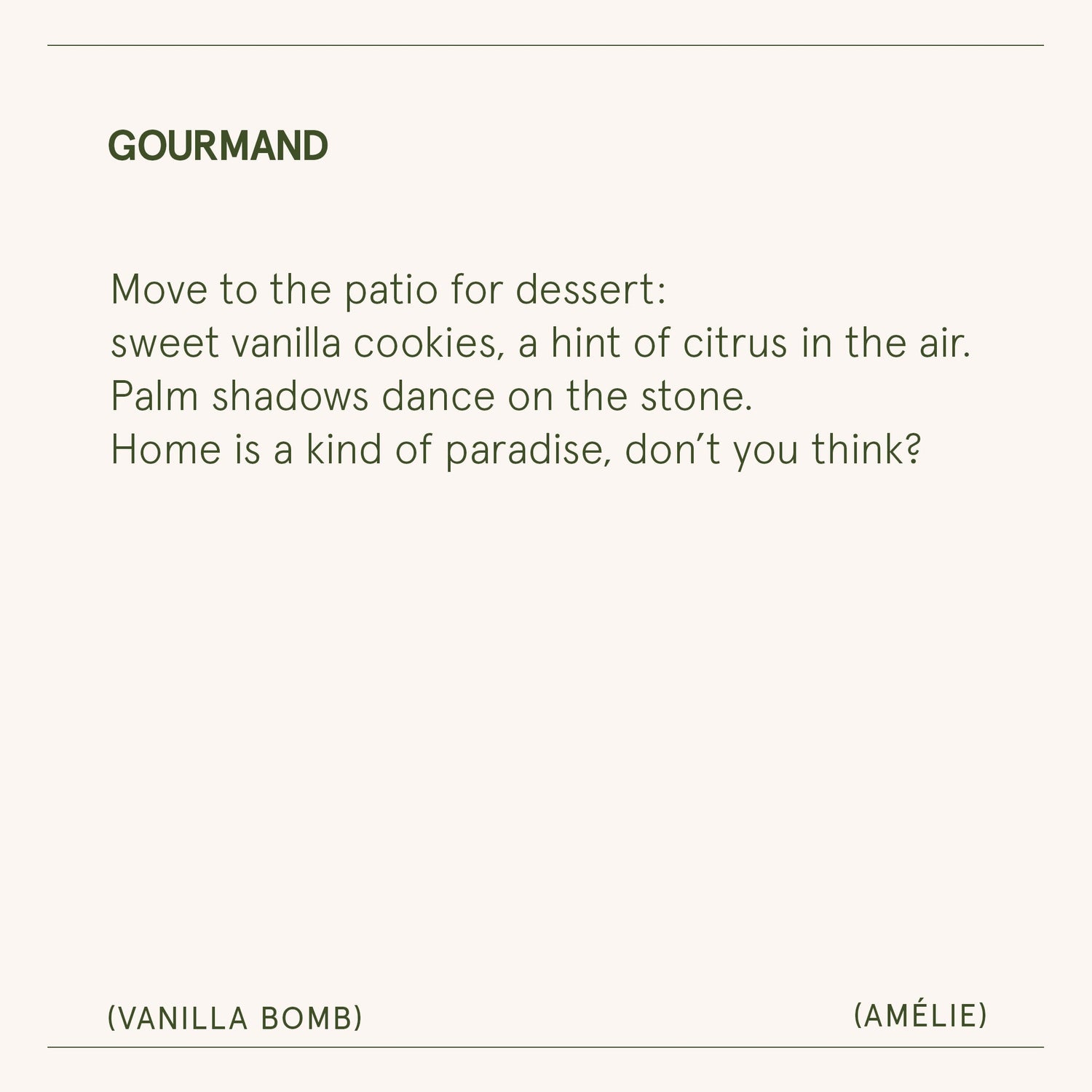 Amélie – Vanilla Bomb Candle