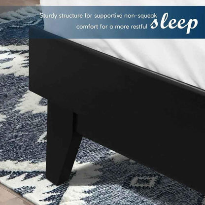 Aurora Acacia Bed Frame &amp; Nightstand Set - 2 Finishes