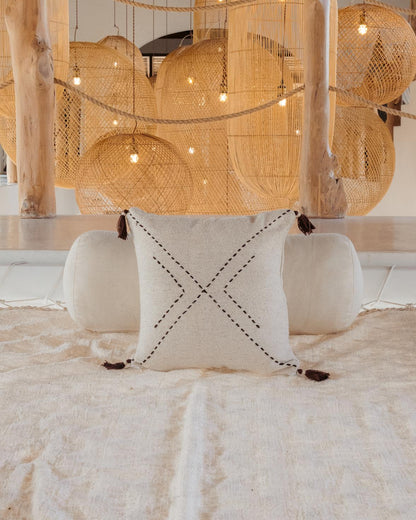 Ava Hand Stitched Cotton Pillows