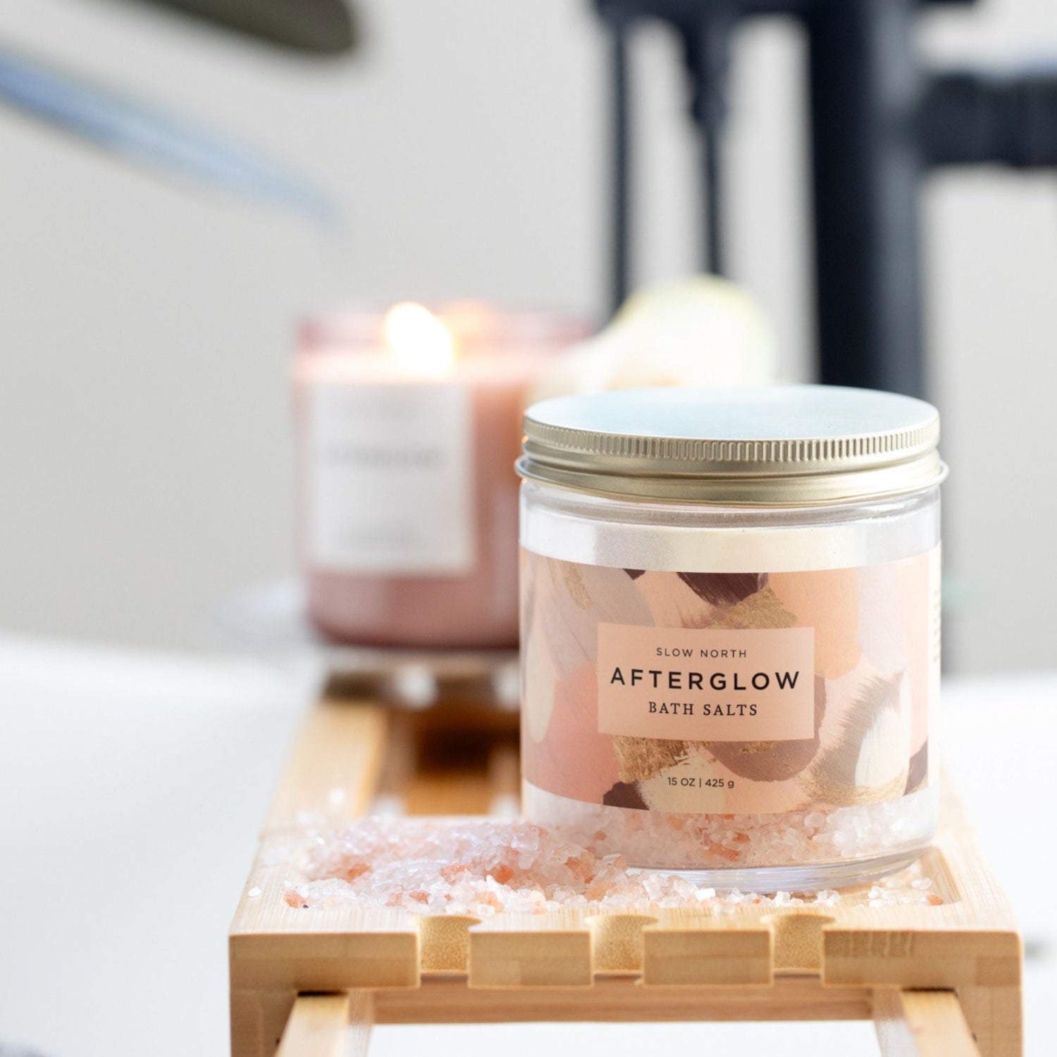 Afterglow Bath Salts - 15 oz Jar