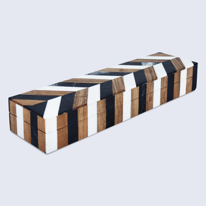 Marquet Cosmo Wood &amp; Resin Inlay Decorative Boxes
