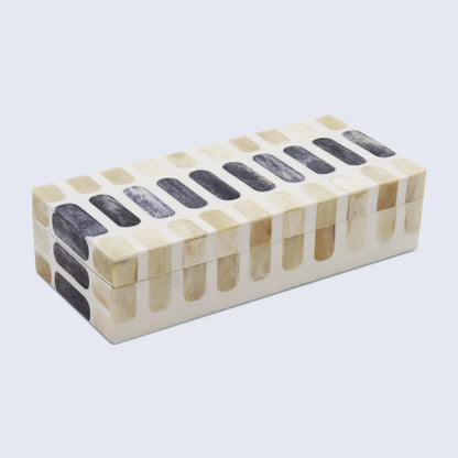 Patisserie Caramel Bone Resin Inlay Decorative Boxes