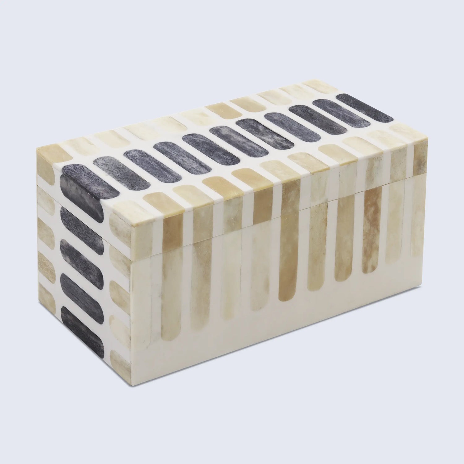 Patisserie Caramel Bone Resin Inlay Decorative Boxes