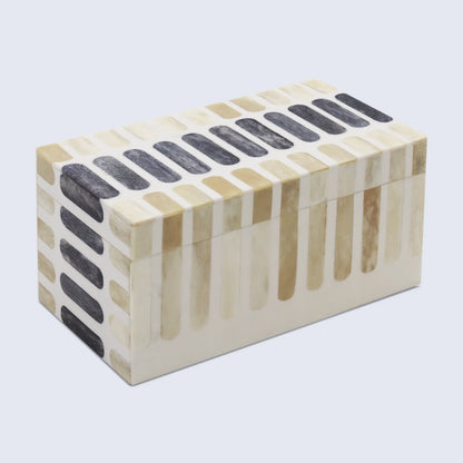 Patisserie Caramel Bone Resin Inlay Decorative Boxes
