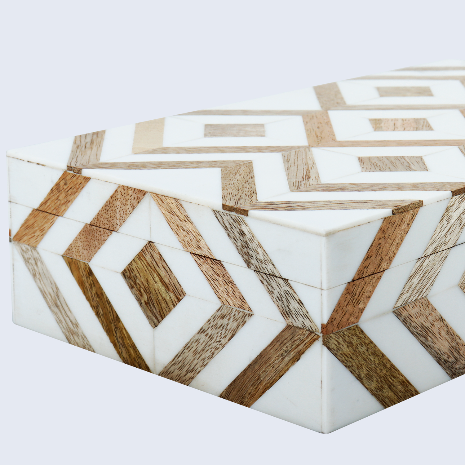 Marquet Array Wood &amp; Resin Inlay Handcrafted Decorative Boxes