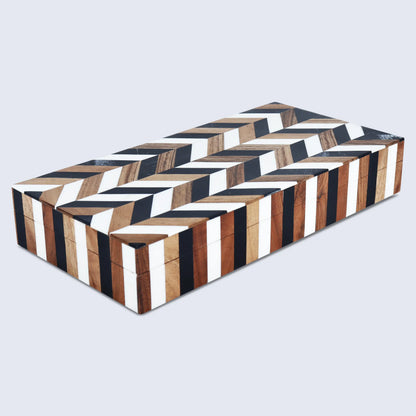 Marquet Cosmo Wood &amp; Resin Inlay Decorative Boxes