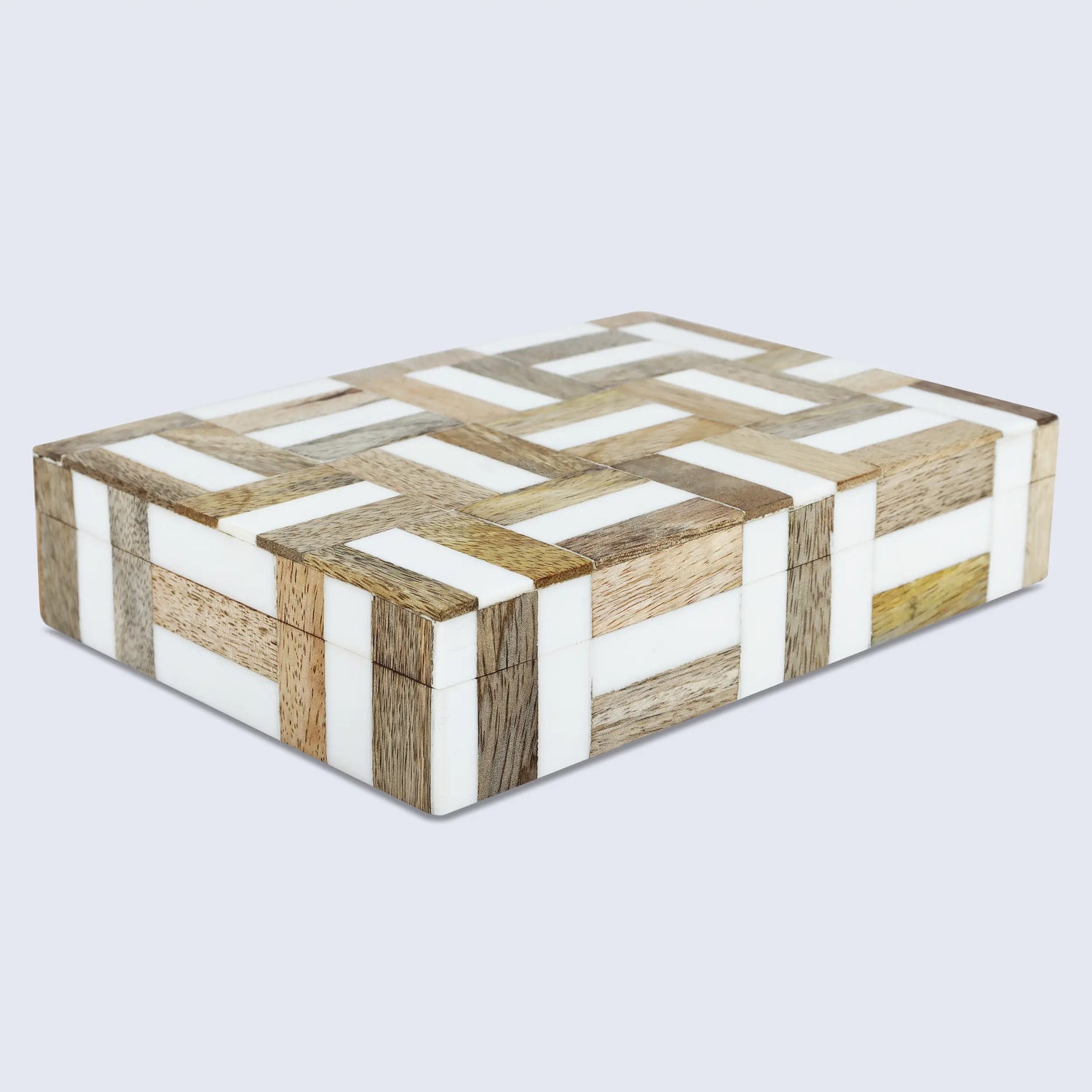 Marquet Handmade Resin &amp; Wood Decorative Boxes- Multiple Sizes