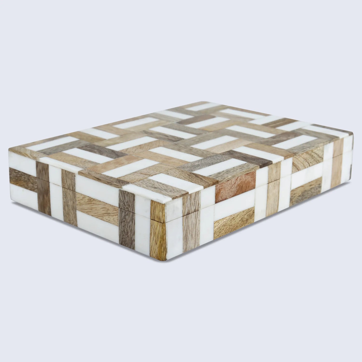 Marquet Handmade Resin &amp; Wood Decorative Boxes- Multiple Sizes