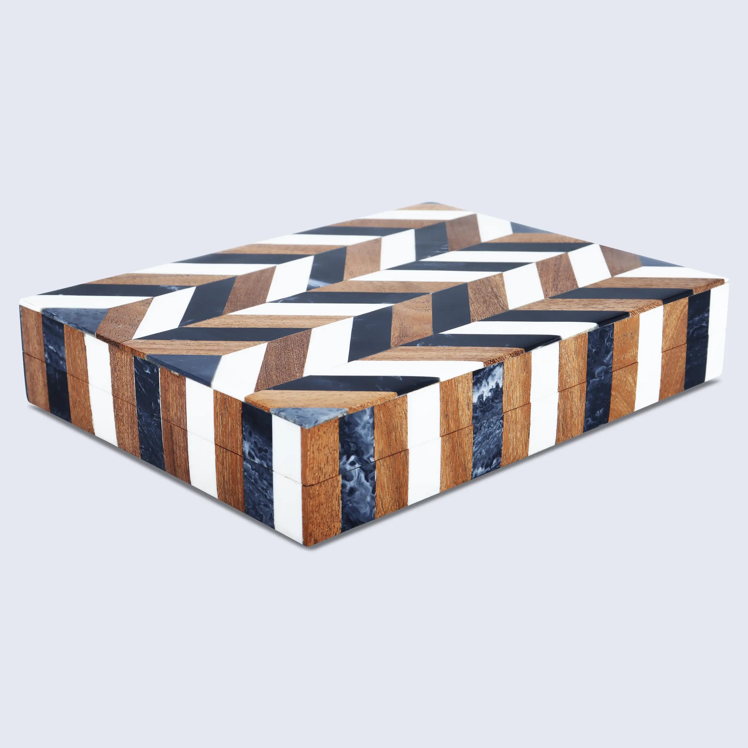 Marquet Cosmo Wood & Resin Inlay Decorative Boxes
