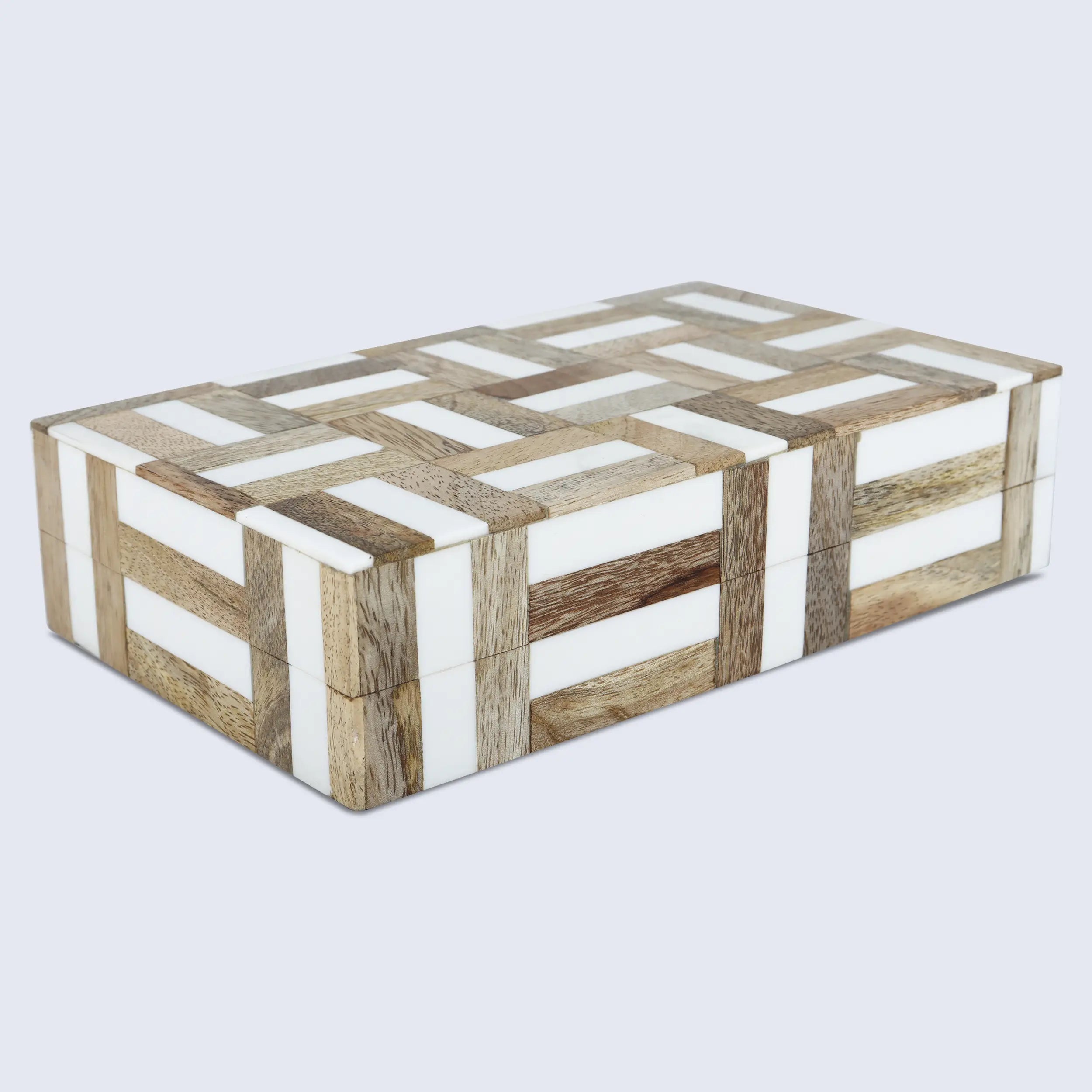 Marquet Handmade Resin & Wood Decorative Boxes- Multiple Sizes