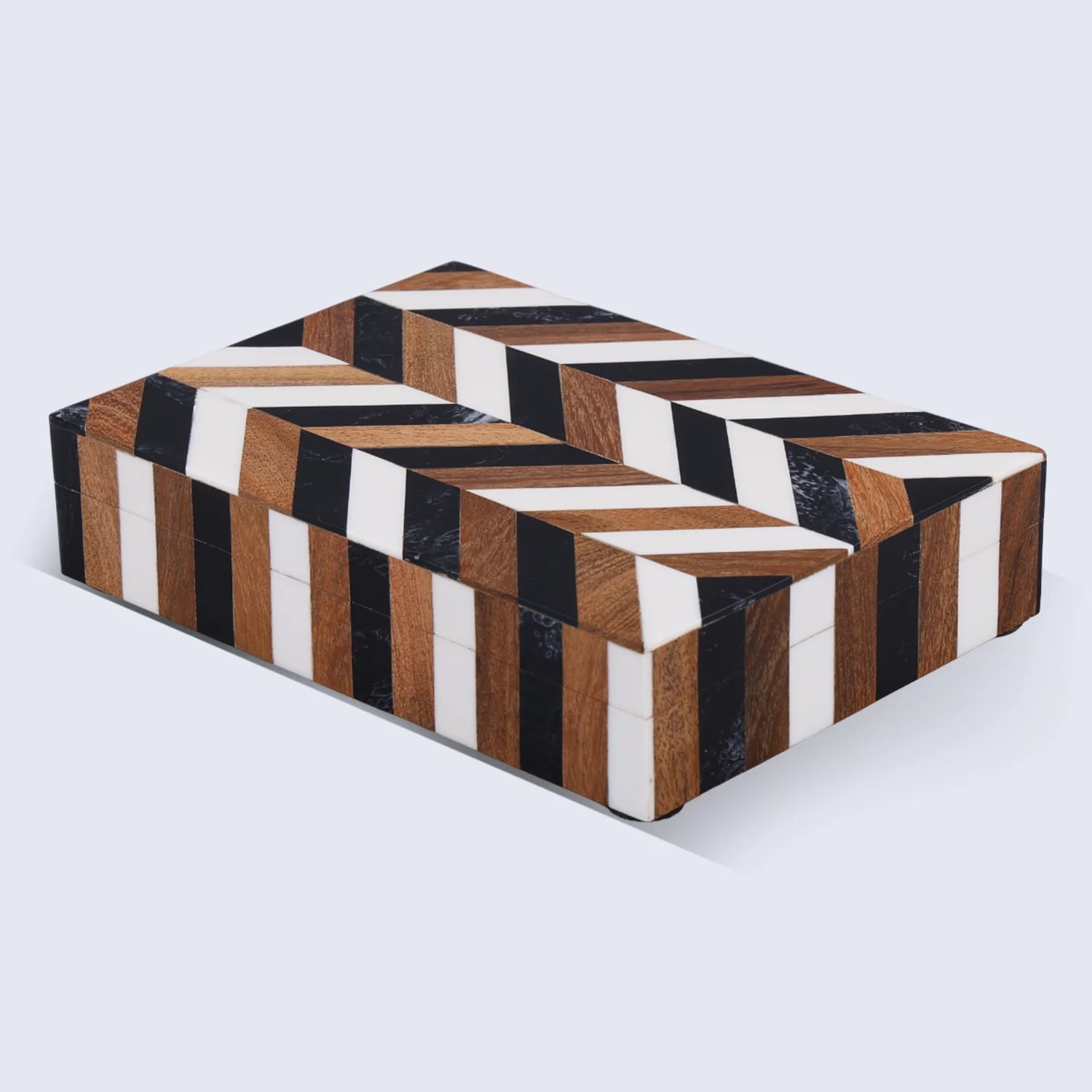 Marquet Cosmo Wood &amp; Resin Inlay Decorative Boxes