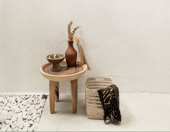 Woven Rattan Cube Storage Baskets