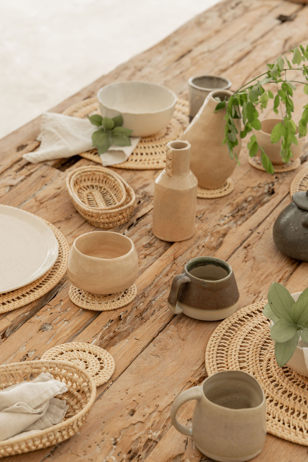 Woven Rattan Placemat Set of 4