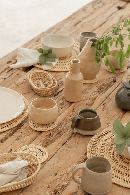 Woven Rattan Placemat Set of 4