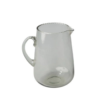 Ruffle Glass Pitcher