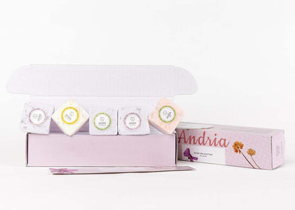 Mixed Scents Shower Steamers Gift Set - 5 Big Fizzies, Cheer Up Package