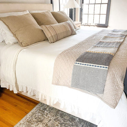 Belgian Flax Linen Rich Cotton Blend Quilt Sets - 4 Colors