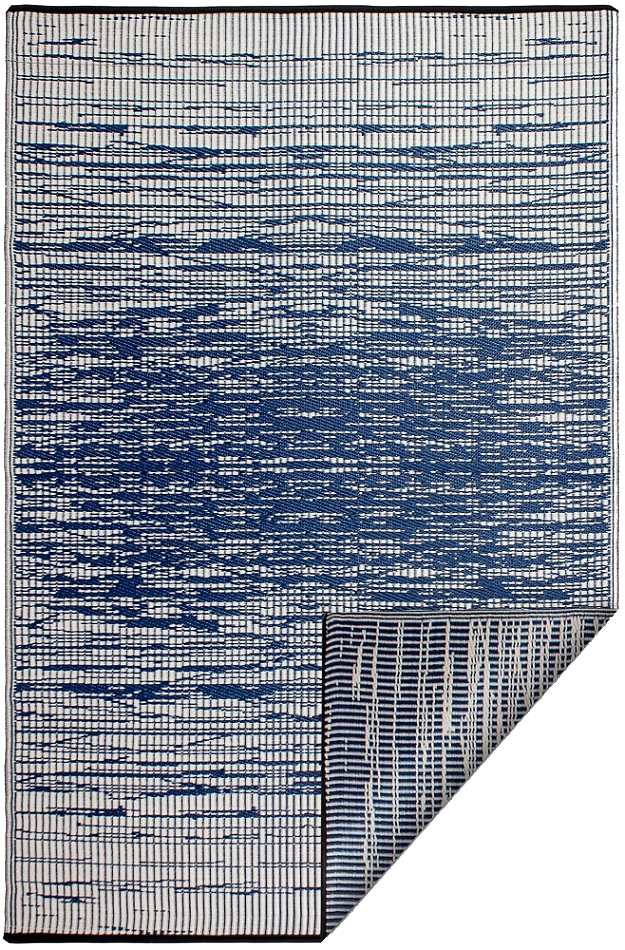 Brooklyn - Blue Reversible Outdoor Rug
