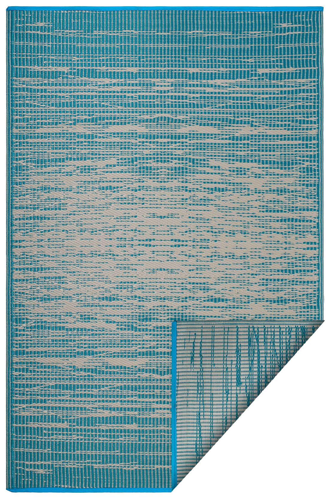 (SALE) Brooklyn - Teal Reversible Outdoor Rug