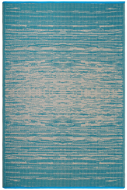 (SALE) Brooklyn - Teal Reversible Outdoor Rug
