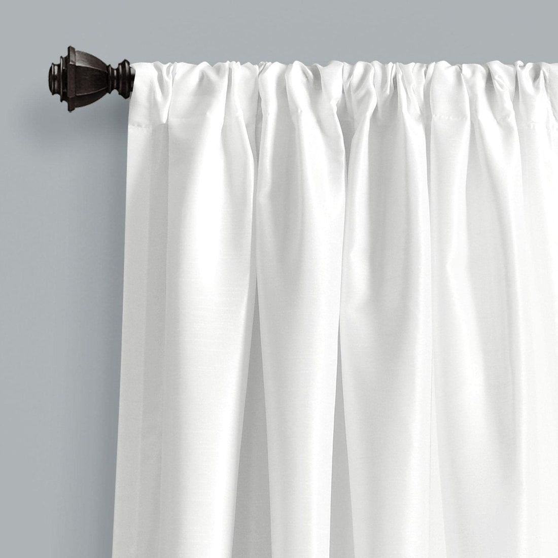 Venetian Faux Silk Window Curtain