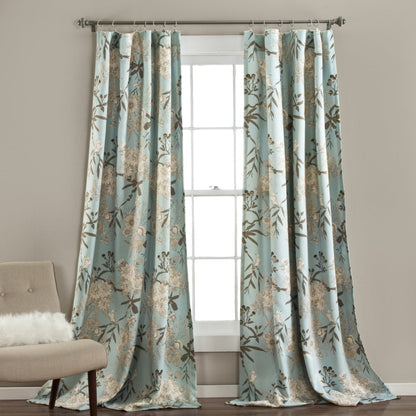 Botanical Garden Light Filtering Window Curtain Panel Sets -6 Colors