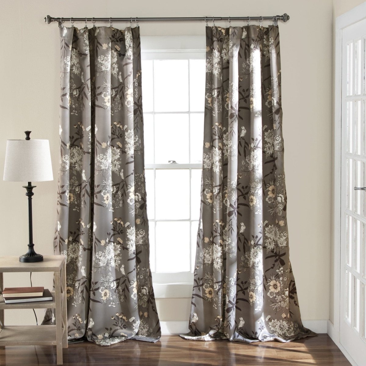 Botanical Garden Light Filtering Window Curtain Panel Sets -6 Colors