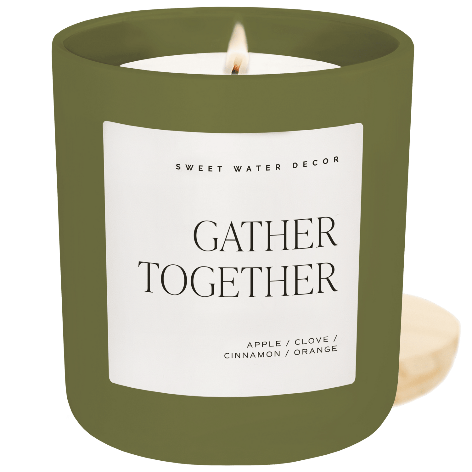 Gather Together Soy Candle - Olive Matte Jar - 15 oz