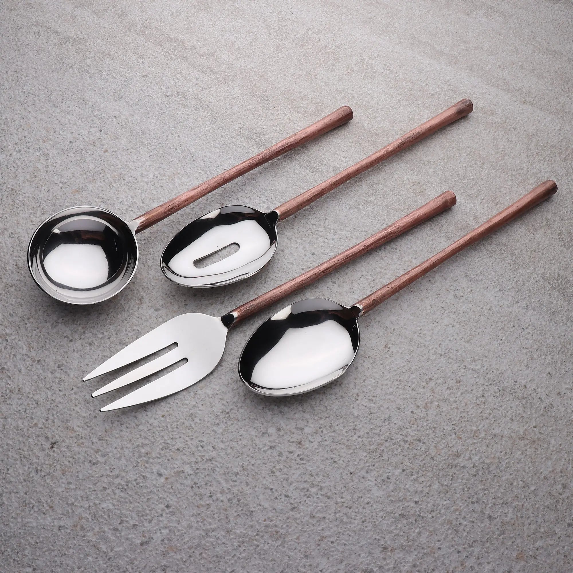 CAMELLIA HOSTESS SERVING 4 PC. SET