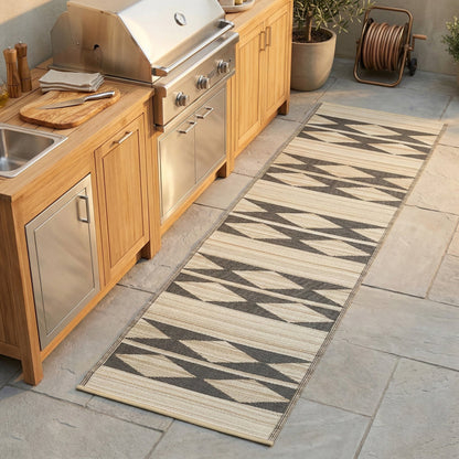 Cairo - Natural/Black Reversible Outdoor Rug