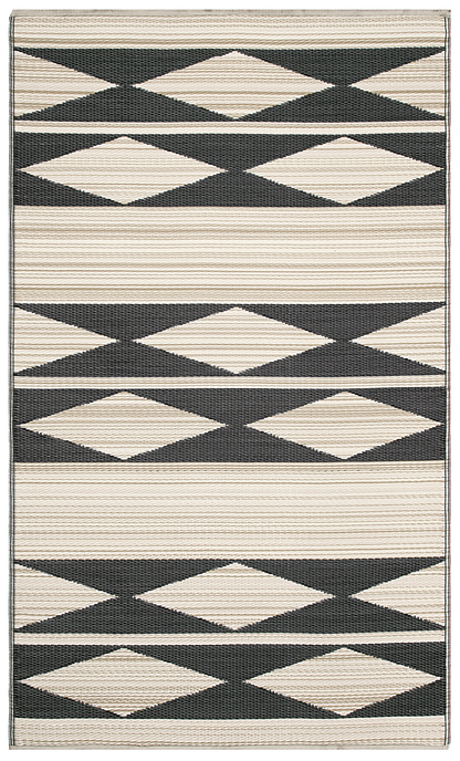 Cairo - Natural/Black Reversible Outdoor Rug