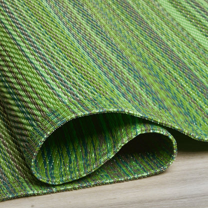 Cancun - Green Outdoor Rug for Patio