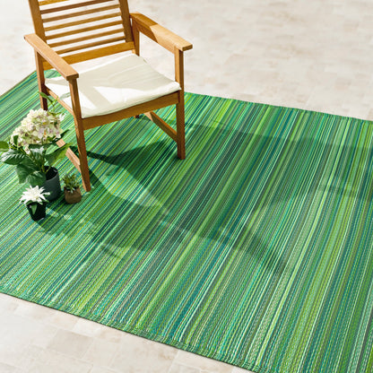 Cancun - Green Outdoor Rug for Patio