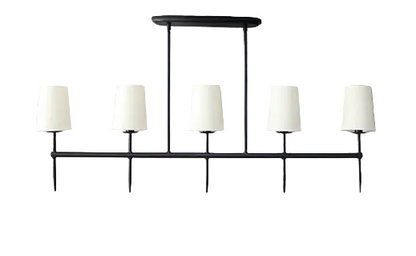 5 Light Linear Modern Chandelier