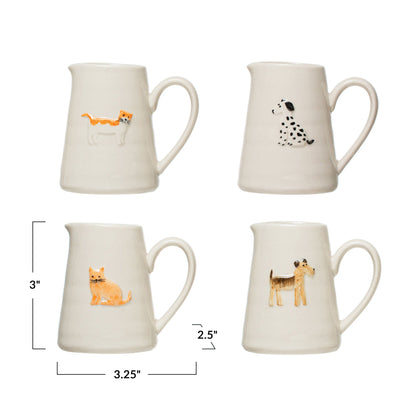 Hand-Painted Ceramic Animal Creamer
