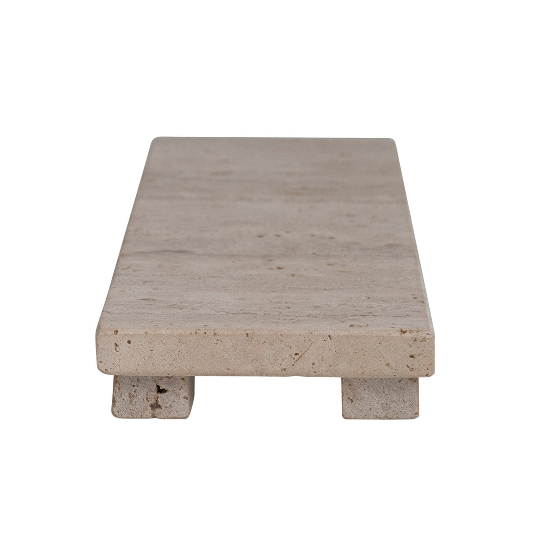 Travertine Stone Footed Cheese &amp; Serving Board