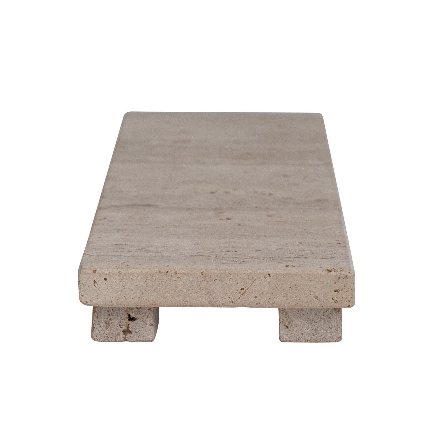 Travertine Stone Footed Cheese &amp; Serving Board